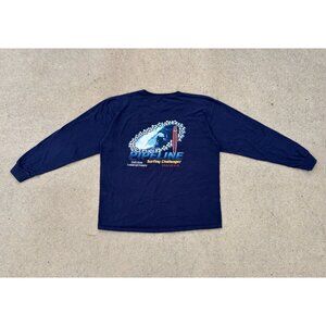 Vintage Y2K Surfer Graphic Long Sleeve Shirt Hawaii